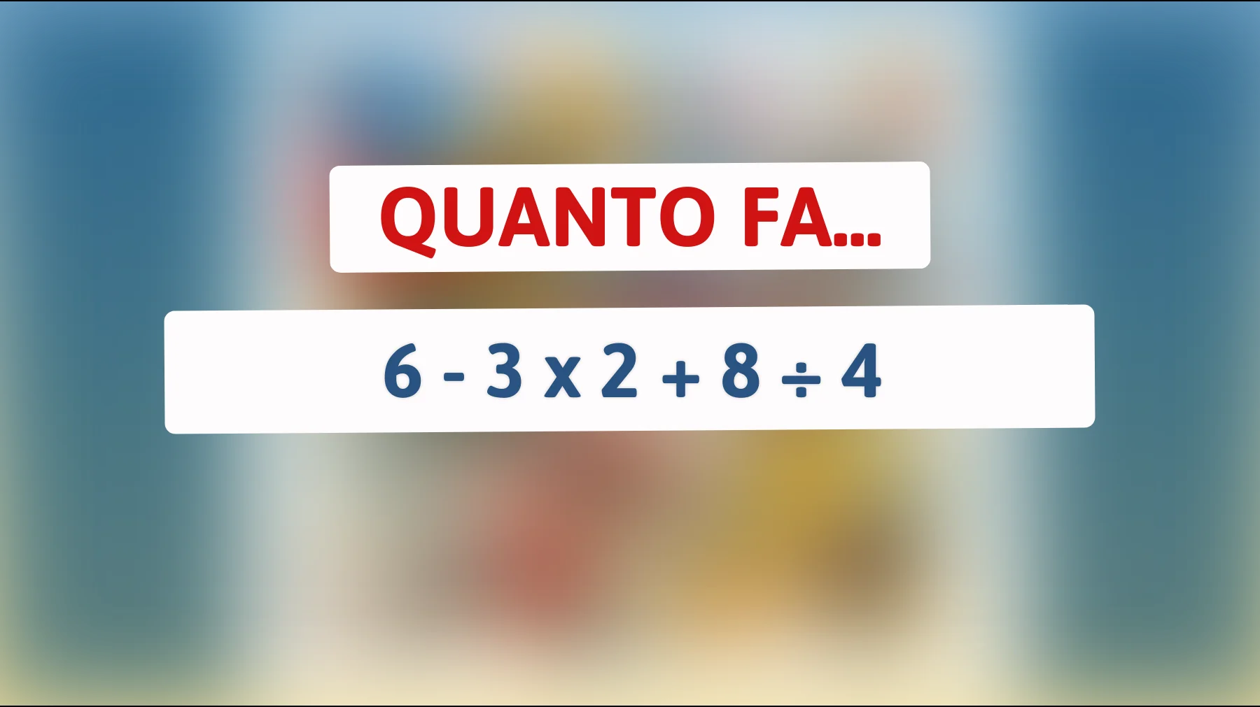 "Solo le menti più brillanti possono risolvere questo enigma matematico complesso: sei uno di loro?""